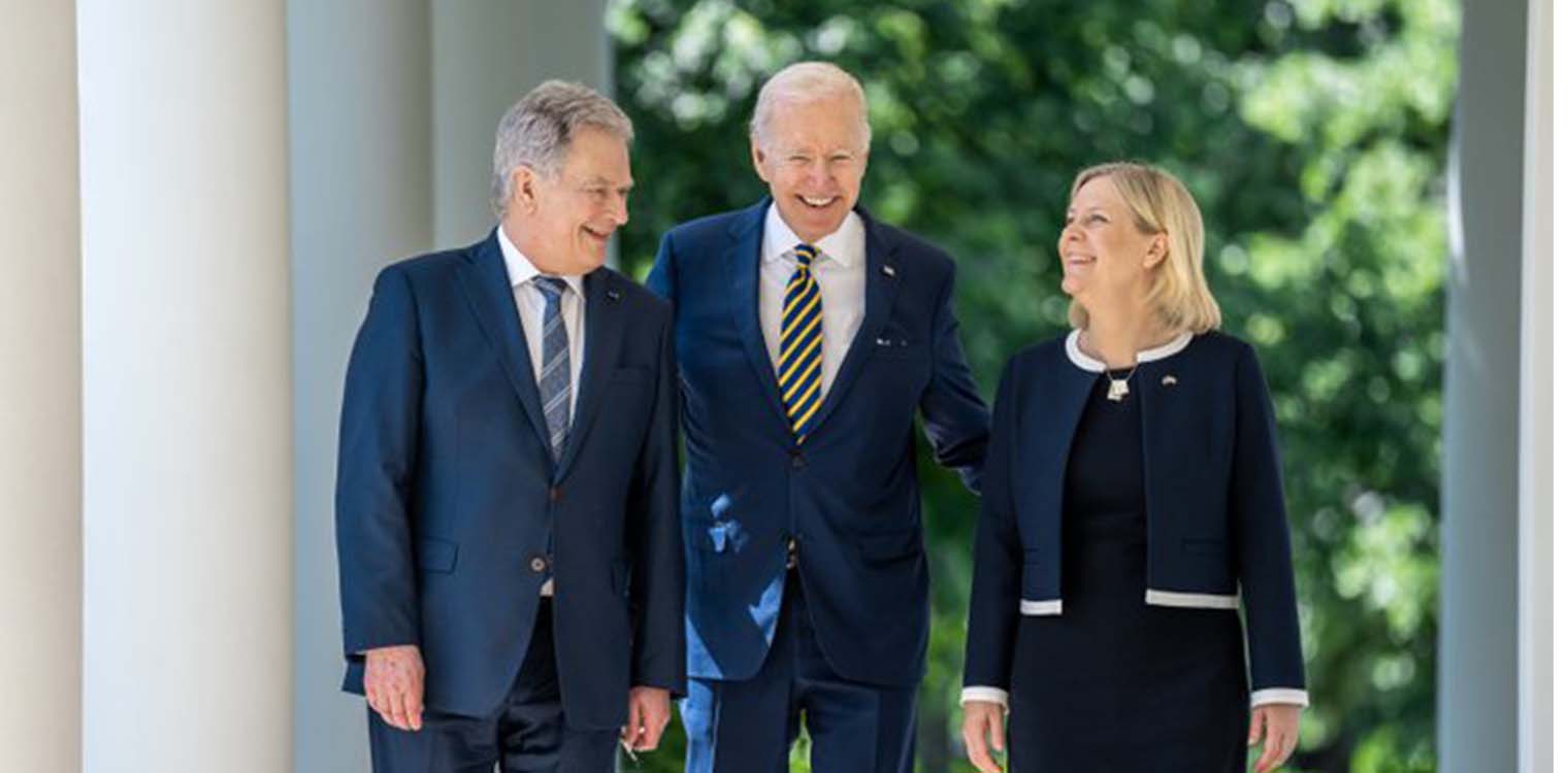Μπάιντεν: Φινλανδία και Σουηδία πληρούν όλα τα κριτήρια για να ενταχθούν στο ΝΑΤΟ