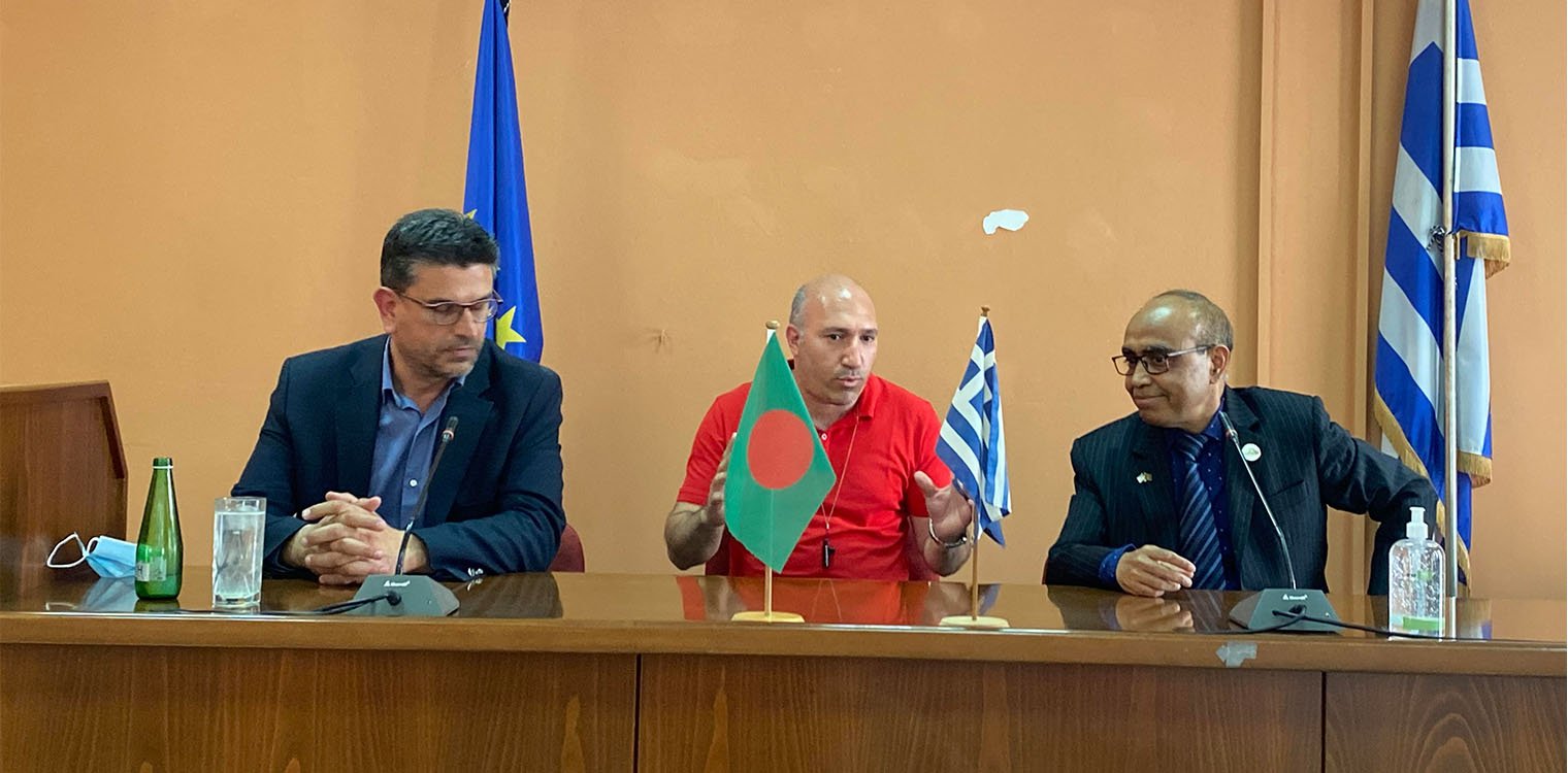 Δήμος Ανδραβίδας-Κυλλήνης: Η σύσκεψη με τον Πρέσβη και τον Πρόξενο του Μπαγκλαντές στην Ελλάδα