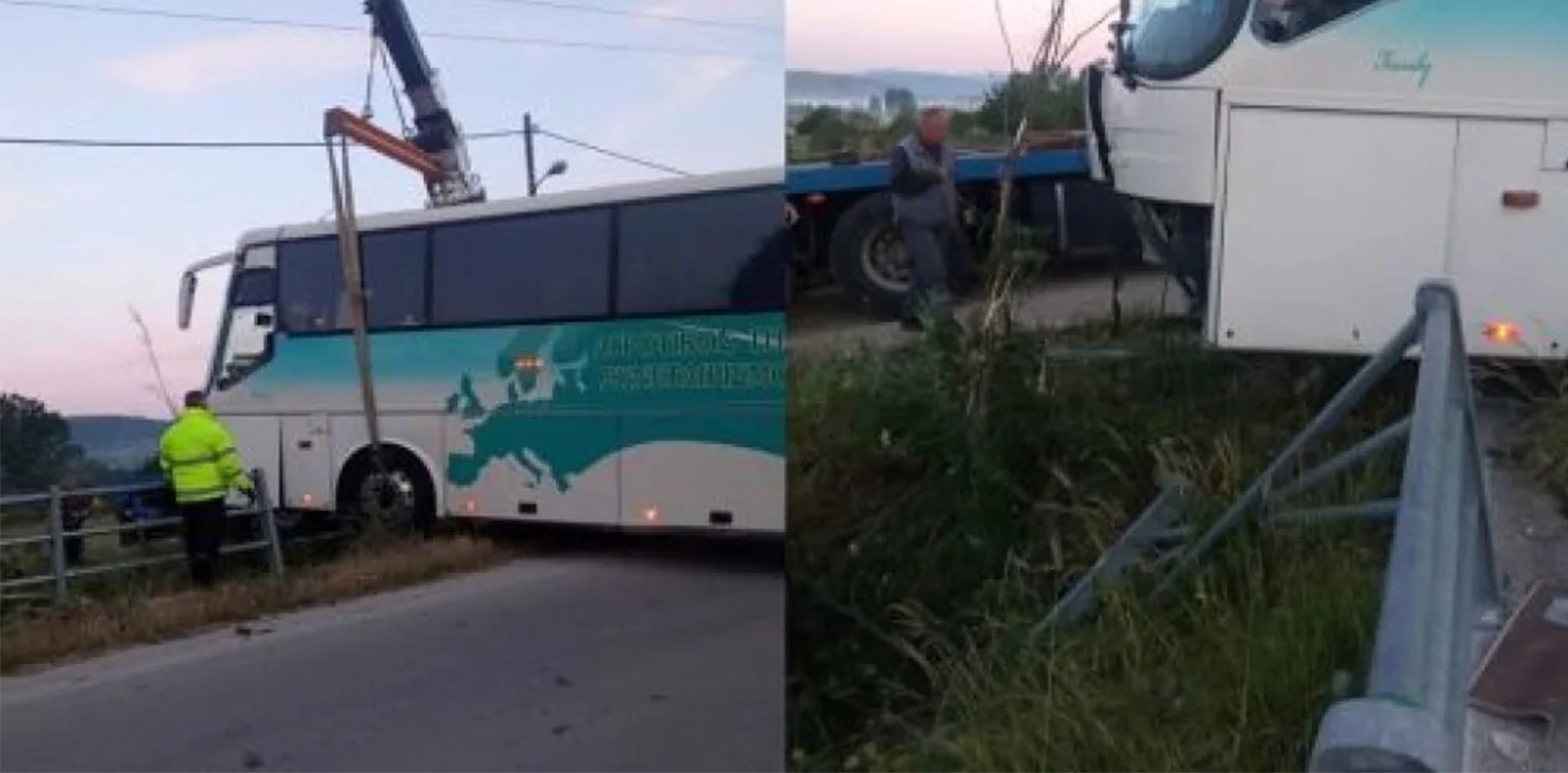Ιωάννινα: Οδηγός λεωφορείου λιποθύμησε πάνω στο τιμόνι, κατέληξε στις μπάρες το όχημα
