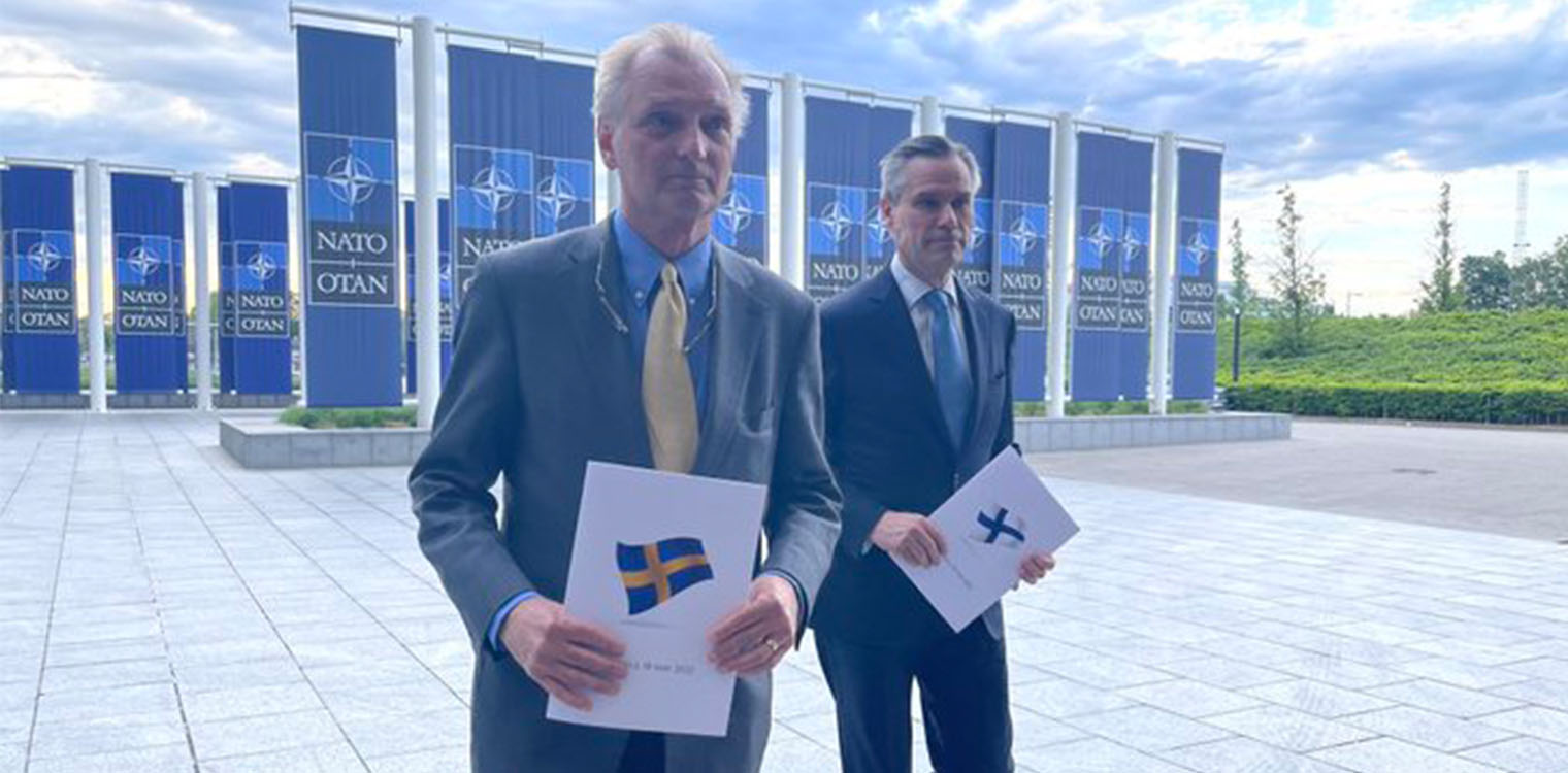 ΝΑΤΟ: Σουηδία και Φινλανδία κατέθεσαν αίτημα ένταξης