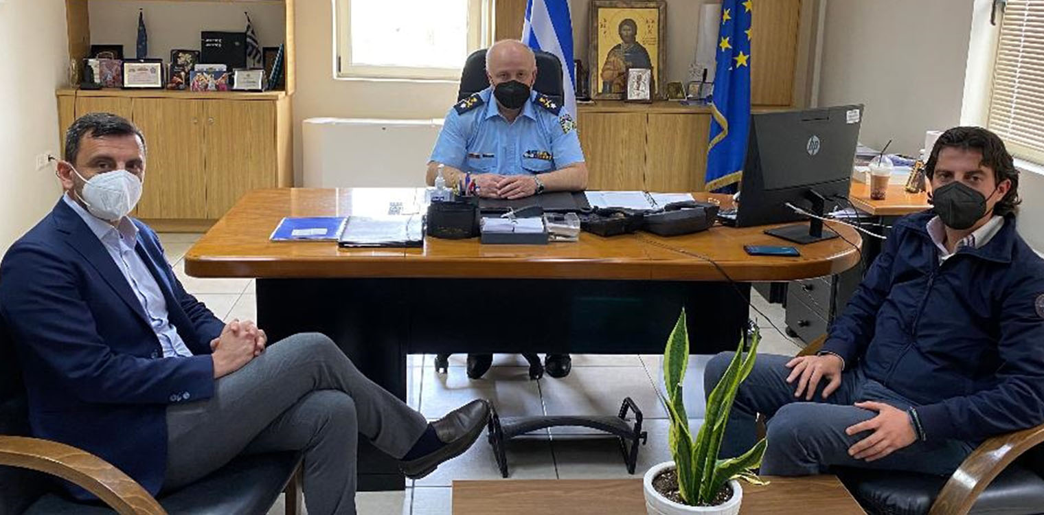 Τα θέματα που συζήτησε ο Α. Νικολακόπουλος με τον Αστυνομικό Δντη και τον Πρόεδρο της Ένωσης Ήλειων Αστυνομικών