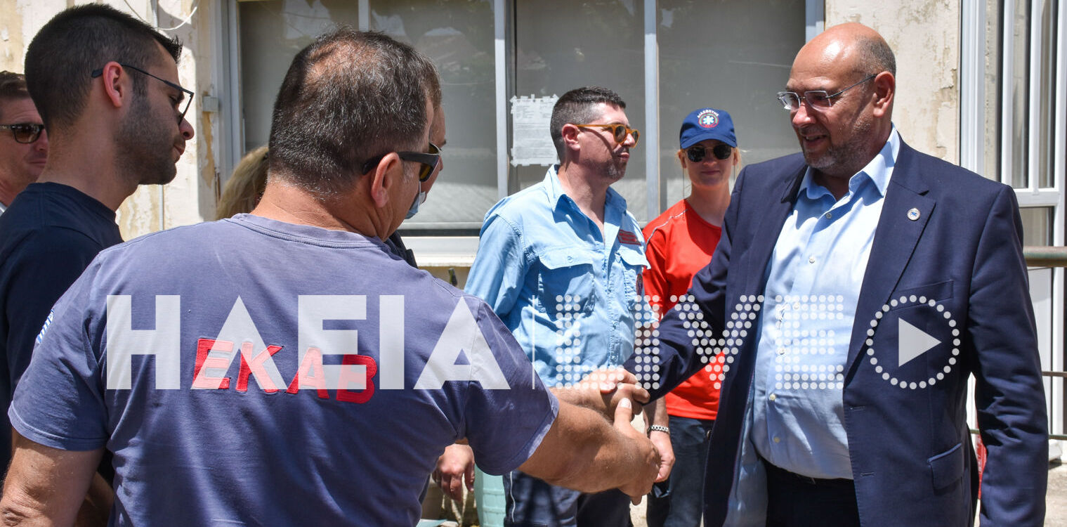 Στην Ηλεία ο πρόεδρος του ΕΚΑΒ - Προτεραιότητα τα νέα ασθενοφόρα και οι επικουρικοί