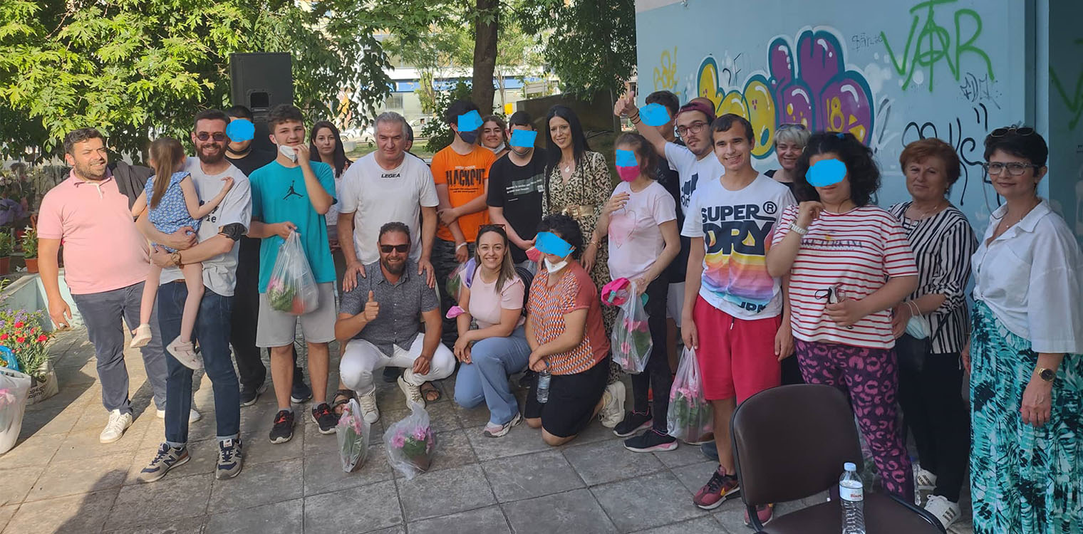 Επίσκεψη ΚΔΑΠ μεΑ ΗΛΙΑΝΘΟΣ Ανθοκομική Έκθεση