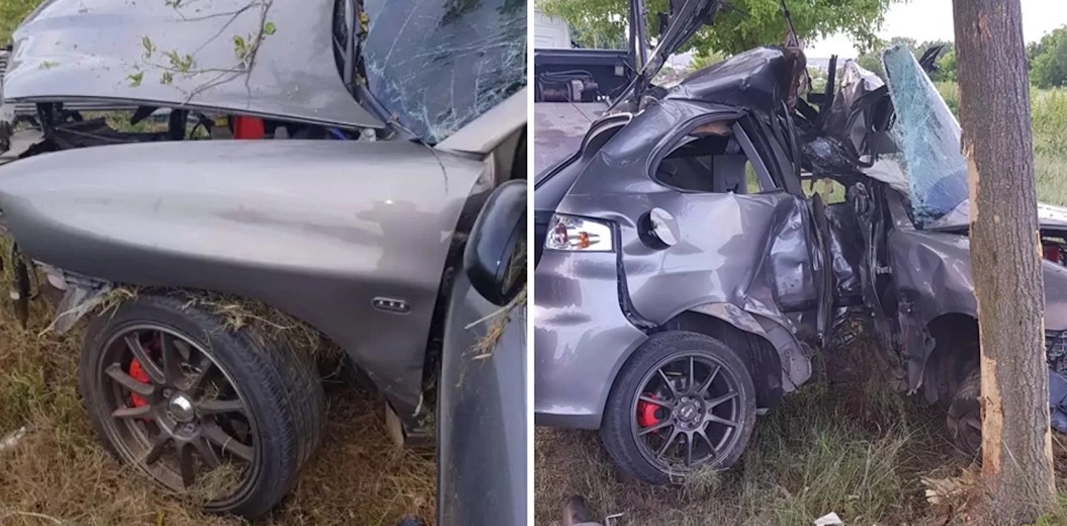 Σοκαριστικό τροχαίο στην Πτολεμαΐδα: Αυτοκίνητο καρφώθηκε σε δέντρο