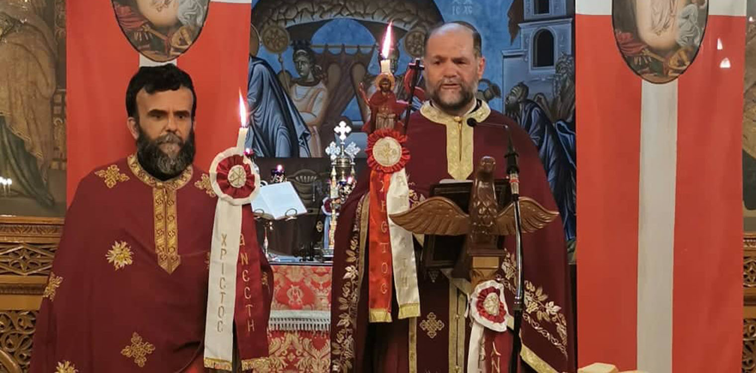 Η απόδοση του Πάσχα στον Ιερό Ναό Αγίου Σπυρίδωνος Πύργου