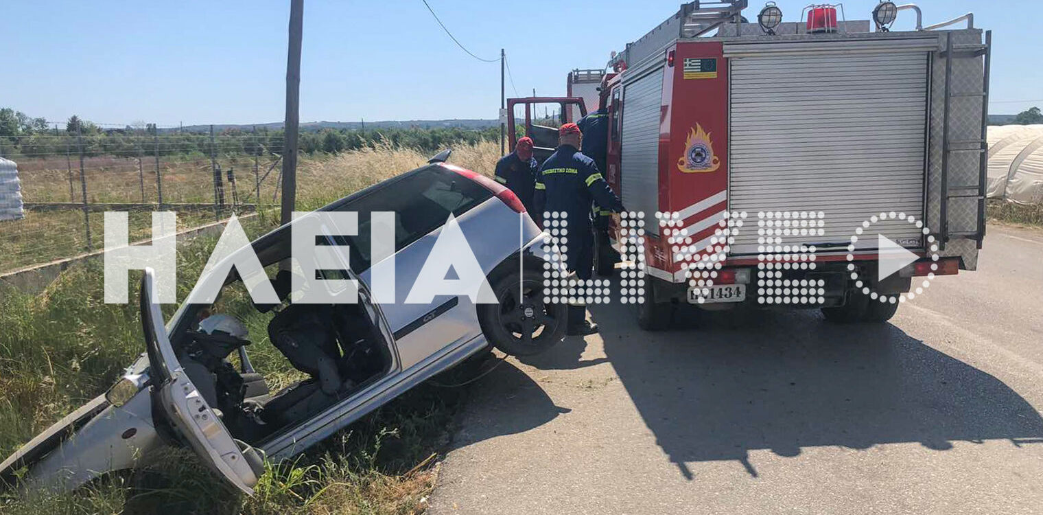 Νιοχώρι Κυλλήνης: Ένας τραυματίας σε εκτροπή οχήματος