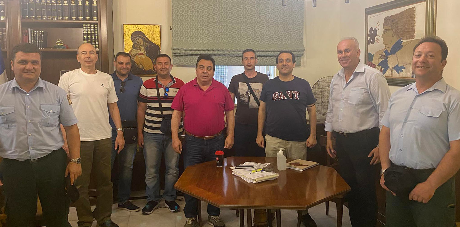 Συνάντηση Δημάρχου Πύργου με τη Δημοτική Αστυνομία