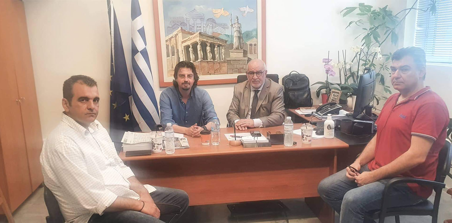 Συνάντηση Ένωσης Αστυνομικών Υπαλλήλων Ηλείας με κ. Σακελλαρόπουλο και κ. Μαρτζακλή