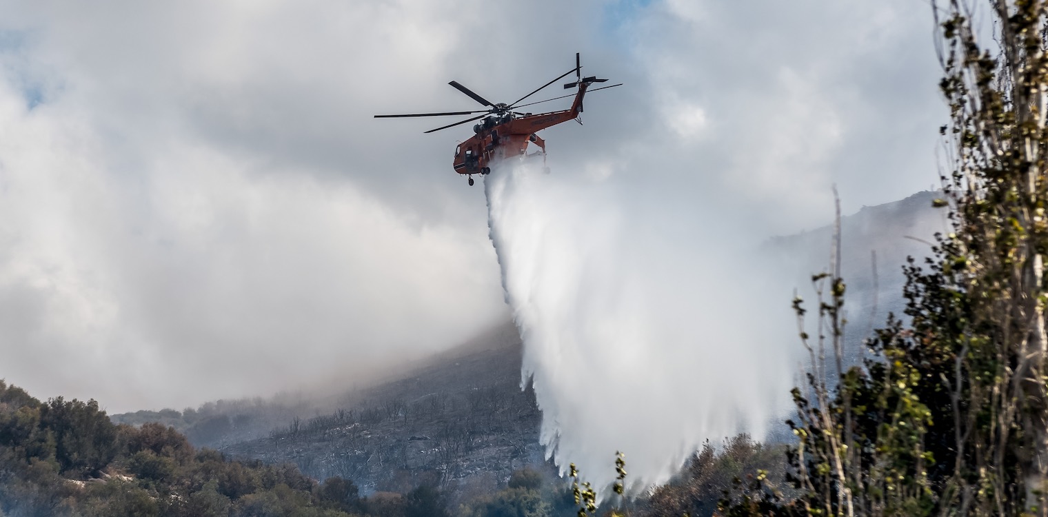 Φωτιά στην Εύβοια: Βελτιωμένη η εικόνα το πρωί της Κυριακής - Στη μάχη ξανά τα εναέρια μέσα