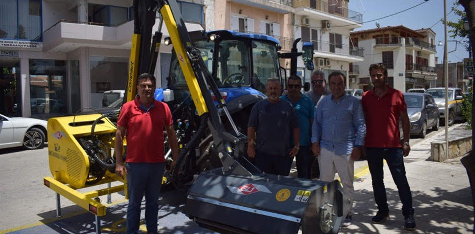 Νεος εξοπλισμός και μηχανήματα για το πράσινο, και την καθαριότητα στον Δήμο Ανδραβίδας - Κυλλήνης
