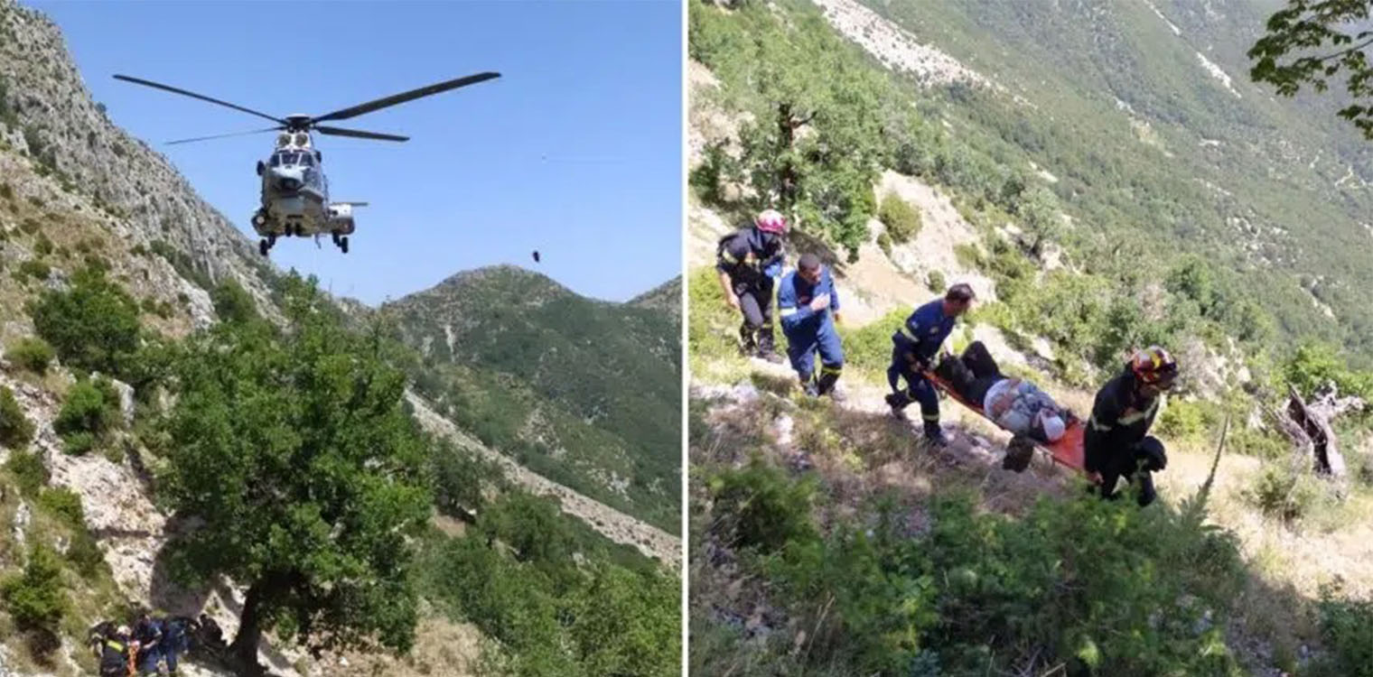 Αχαΐα: Χωρίς τις αισθήσεις του βρέθηκε ο βοσκός που έπεσε σε χαράδρα – Μεγάλη επιχείρηση με ελικόπτερο