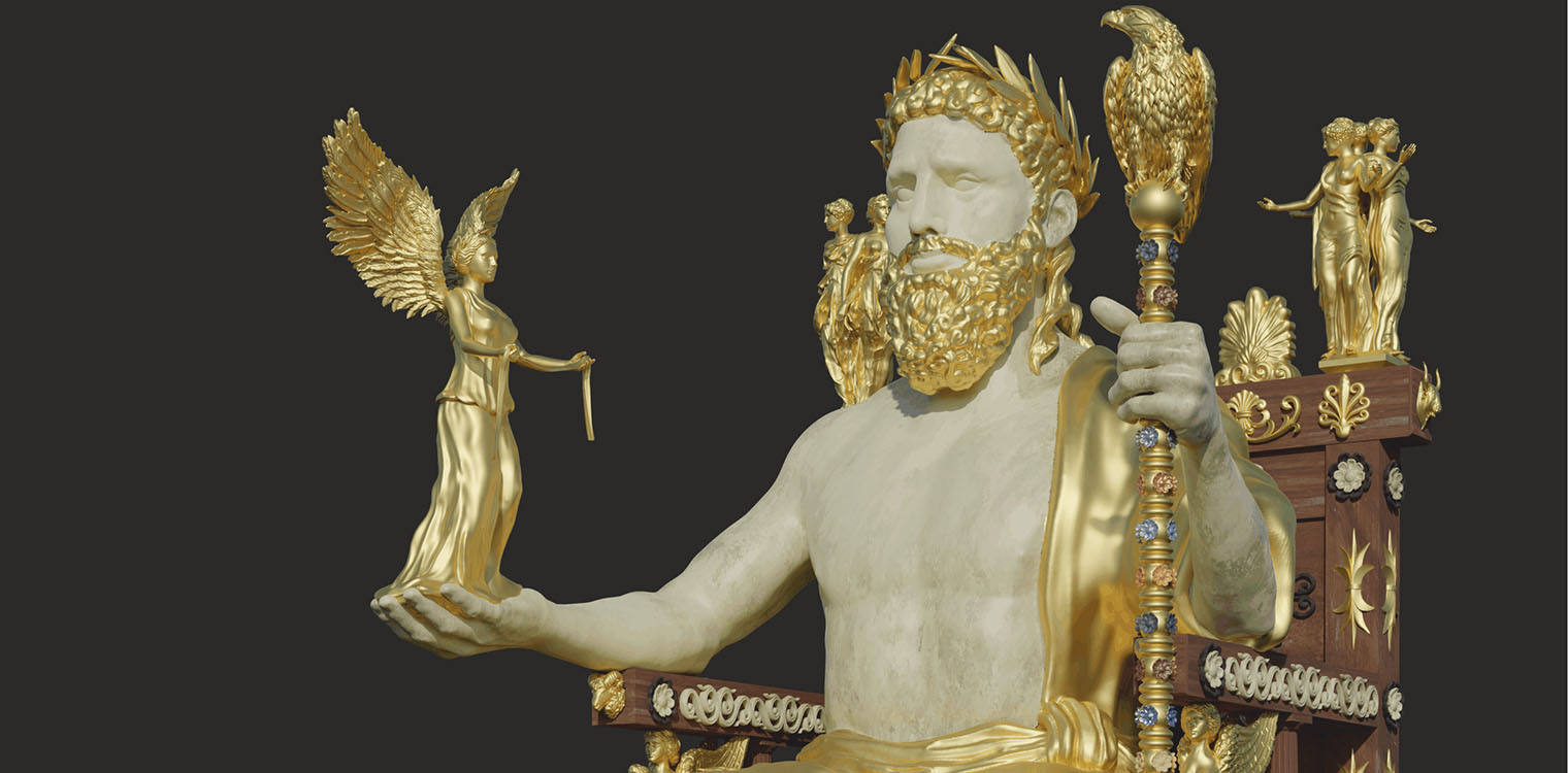 Ξαναζωντανεύει το χρυσελεφάντινο άγαλμα του Δία στην Αρχ. Ολυμπία
