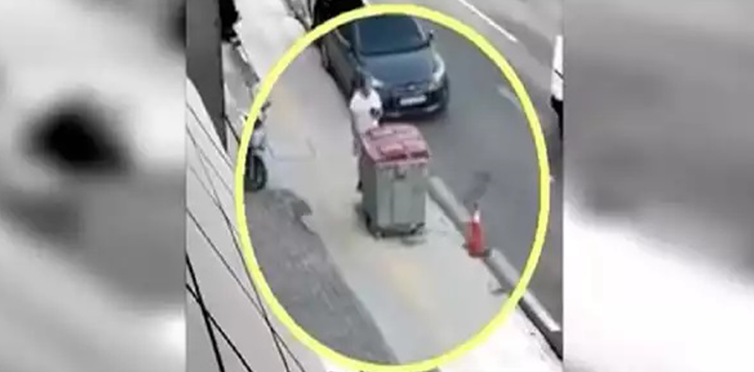 Πάτρα: Έβαλαν κάδο πάνω σε διάβαση τυφλών - Το video με το εξοργιστικό συμβάν