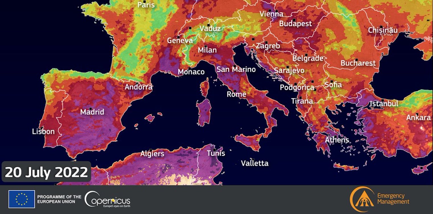 Copernicus: Σε ακραίο κίνδυνο πυρκαγιάς Ηλεία, Αχαΐα, Αττική και Έβρος