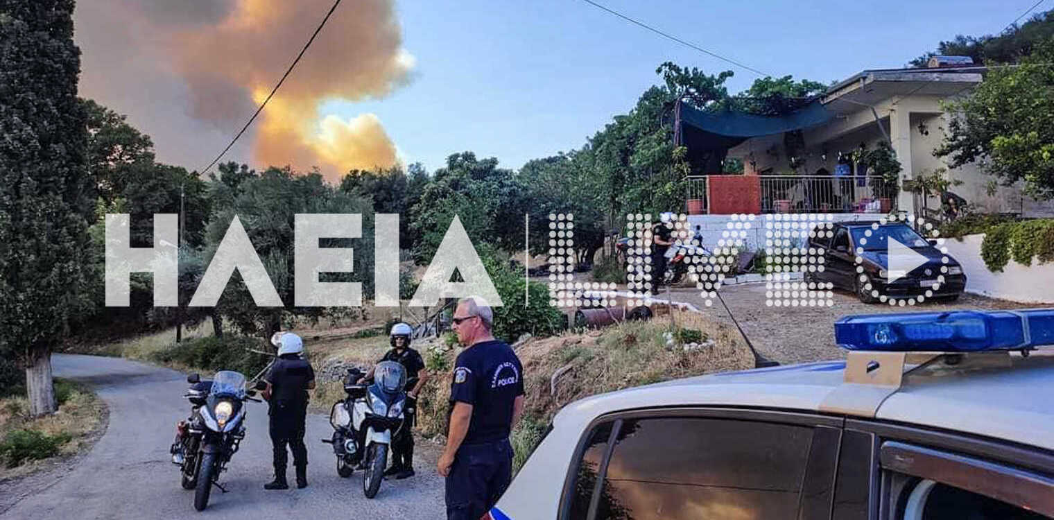 Αχαΐα: Μαίνεται η φωτιά στον Δήμο Ερυμάνθου