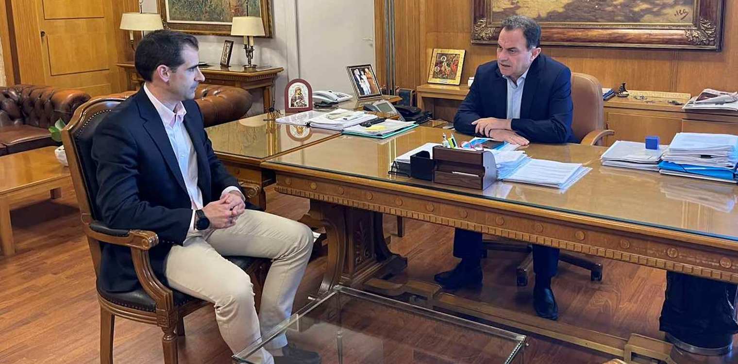 Συνάντηση Γιαννόπουλου με Γεωργαντά για τις εκτάσεις πρώην λιμνών και το αεροδρόμιο Επιταλίου