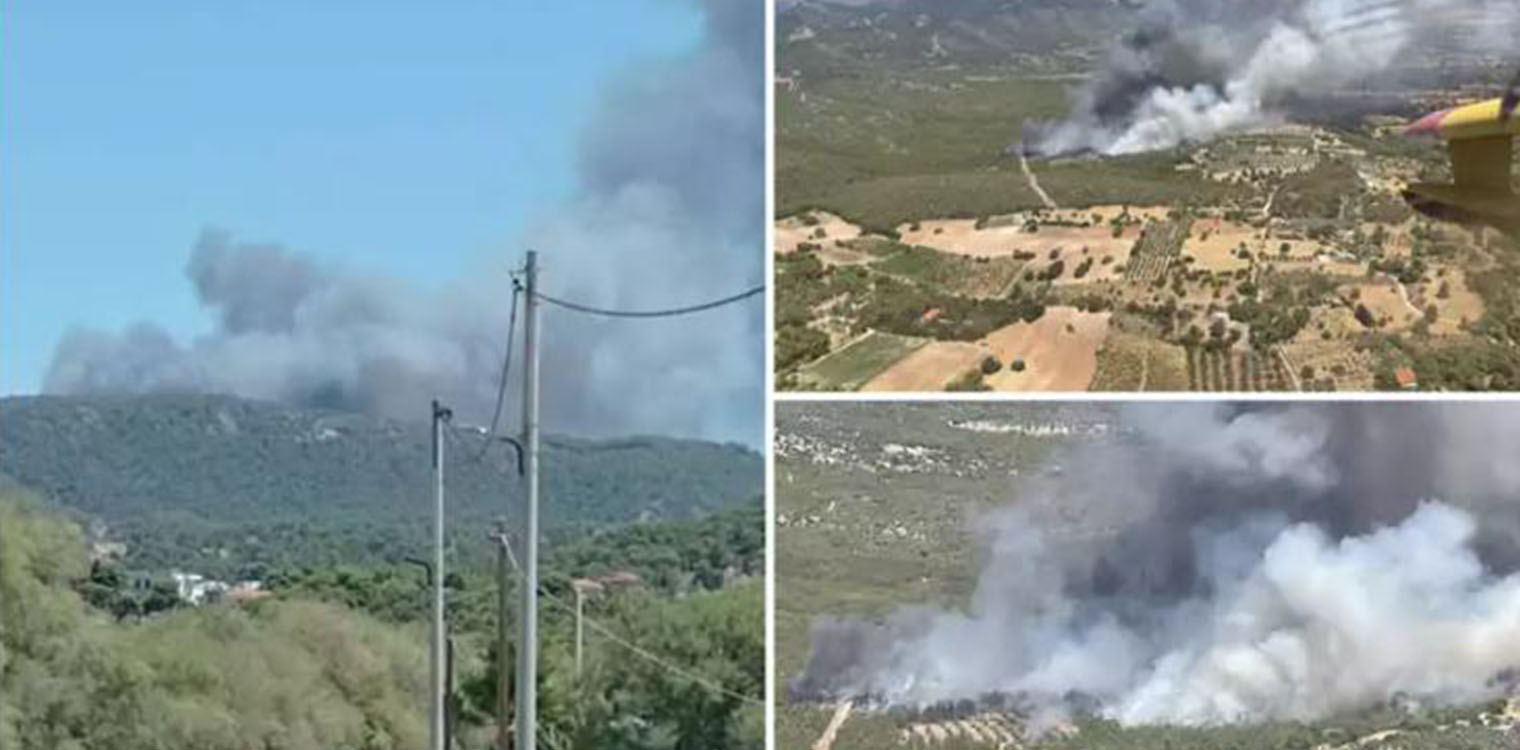 Φωτιά στα Μέγαρα: Μεγάλη κινητοποίηση της Πυροσβεστικής - Εκκενώνεται οικισμός