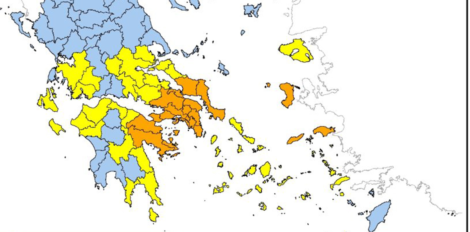 Υψηλός κίνδυνος πυρκαγιάς το Σάββατο16 Ιουλίου σε Αχαΐα και Ηλεία