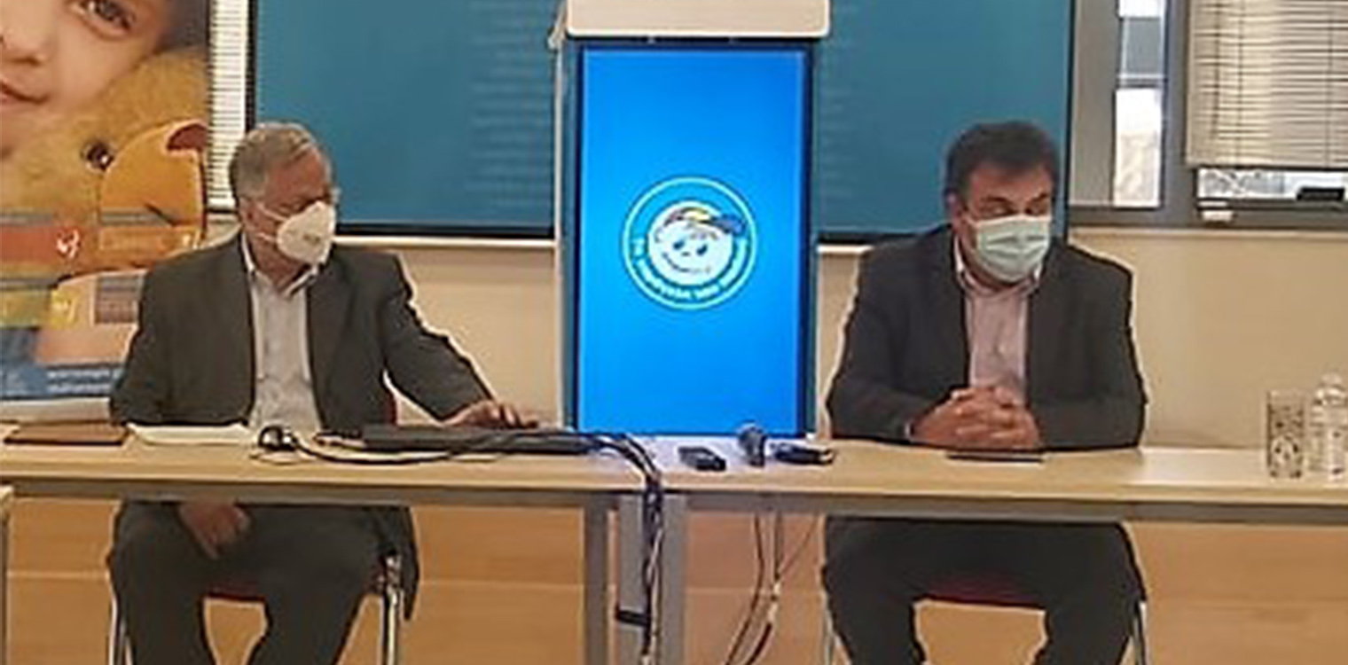 Το «ευχαριστώ» στον Δήμαρχο Πύργου Π. Αντωνακόπουλο από τον πρόεδρο του «Χαμόγελου του παιδιού» Κ. Γιαννόπουλου