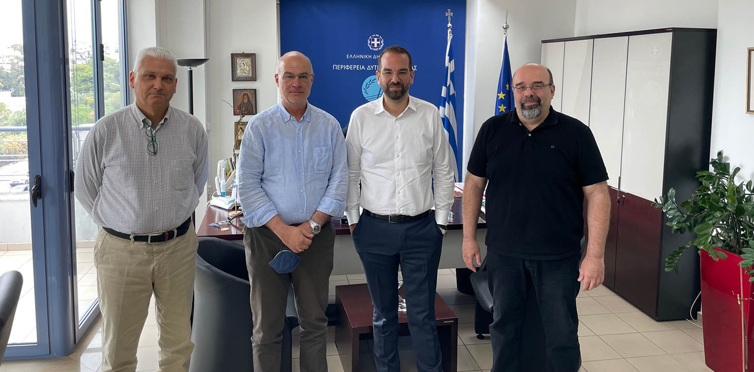 Επίσκεψη καθηγητών του Εργαστηρίου Φυσικής της Ατμόσφαιρας του Πανεπιστημίου Πατρών στην Περιφέρεια Δυτικής Ελλάδος