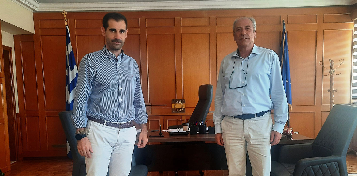 Συνάντηση Αντιπεριφερειάρχη Π.Ε Ηλείας Β. Γιαννόπουλου με τον νέο Διευθυντή Β/θμιας Εκπαίδευσης Ν. Ηλείας