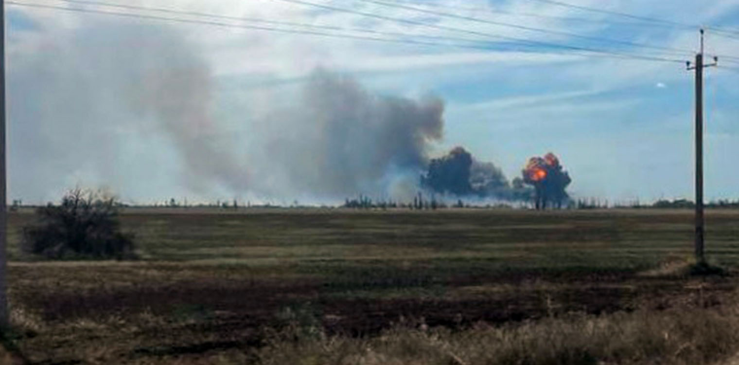 Κριμαία: Σε κατάσταση έκτακτης ανάγκης η περιοχή γύρω από την αεροπορική βάση μετά τις εκρήξεις της 9ης Αυγούστου