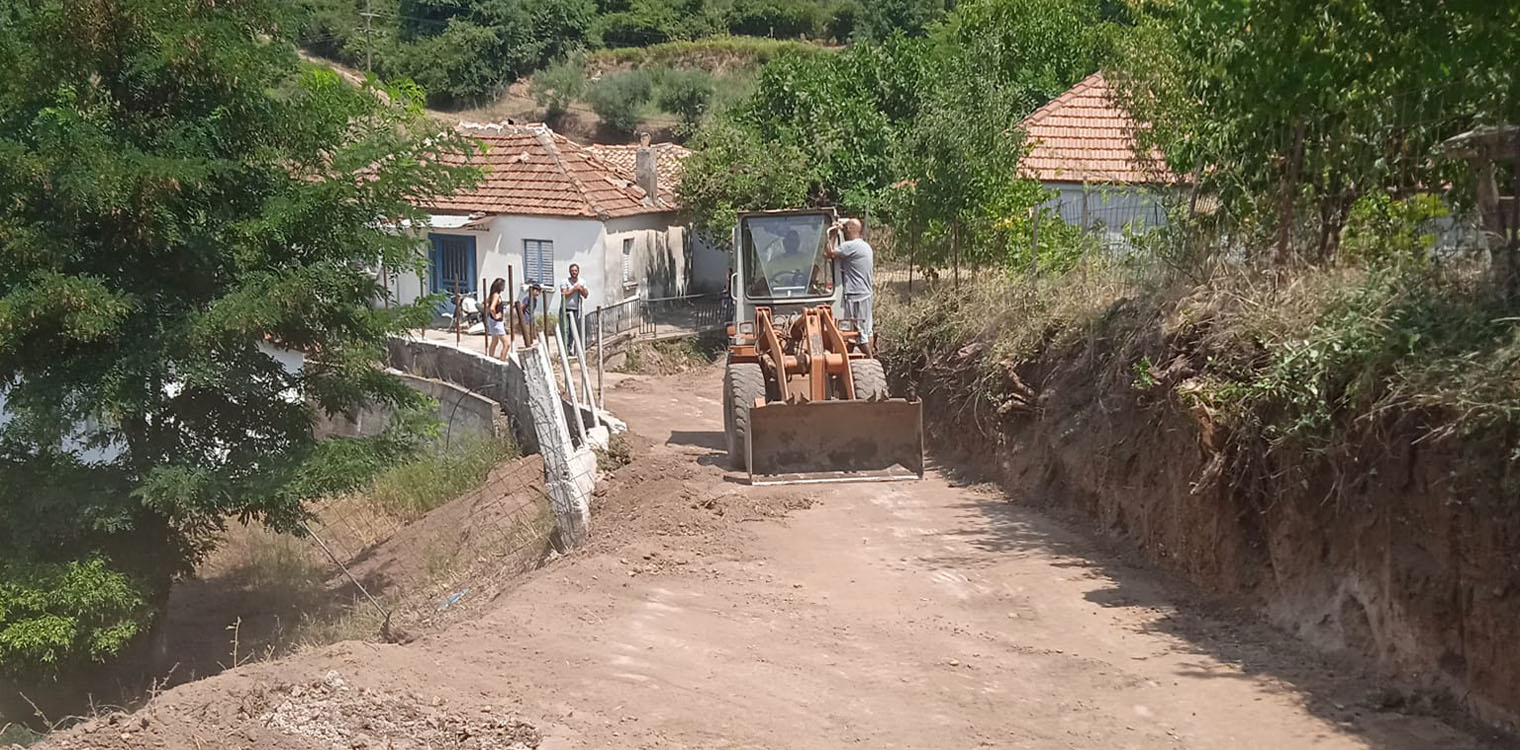 Δήμος Πύργου: Συνεχίζονται οι εργασίες αγροτοδασικού οδικού δικτύου σε Τοπικές Κοινότητες