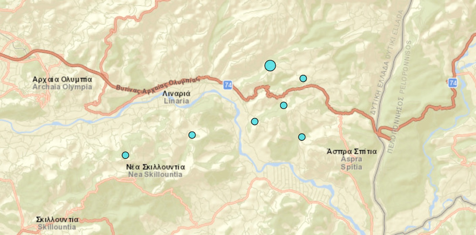Ηλεία: "Κουνάει" στην κοιλάδα του Αλφειού, ανάμεσα σε Αρχ. Ολυμπία και Σκιλλουντία