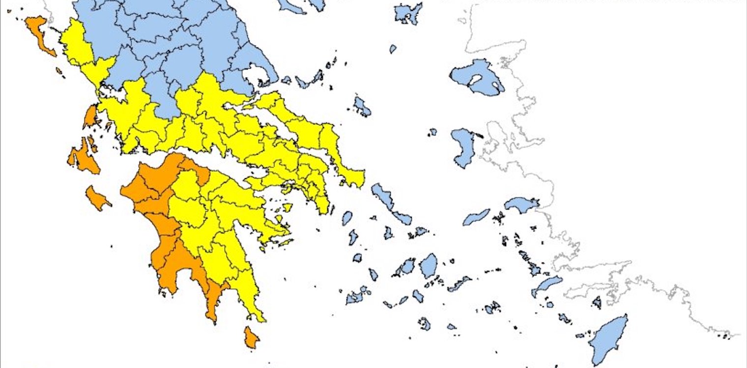 Την Κυριακή στο"κόκκινο" η Ηλεία - Σε συναγερμό για πυρκαγιές όλη η Δυτ. Ελλάδα