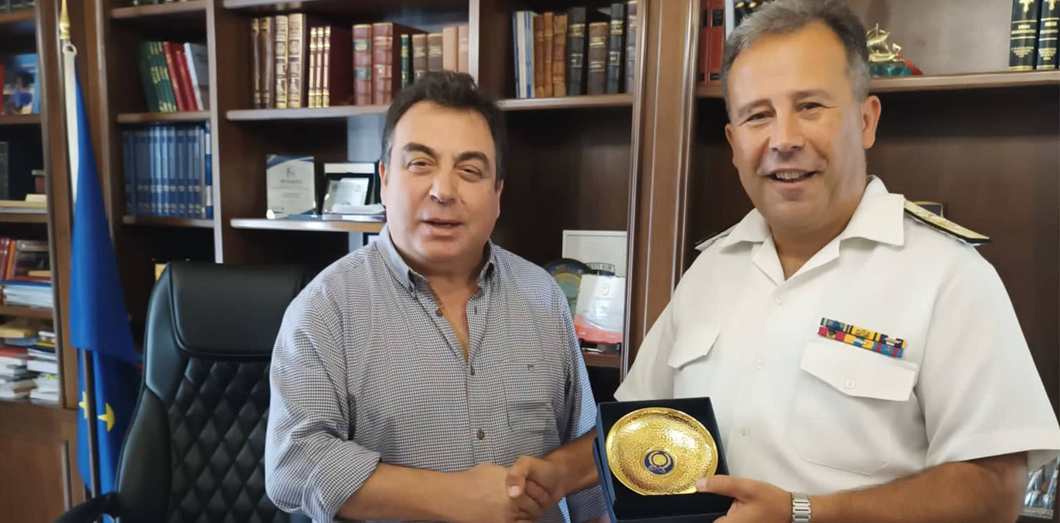 Επίσκεψη του Διοικητή της 5ης Περιφερειακής Διοίκησης Λ.Σ. στον Δήμαρχο Πύργου