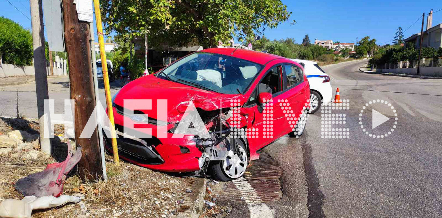 Αγ. Γεώργιος Πύργου: Μια ελαφρά τραυματίας σε σύγκρουση οχημάτων