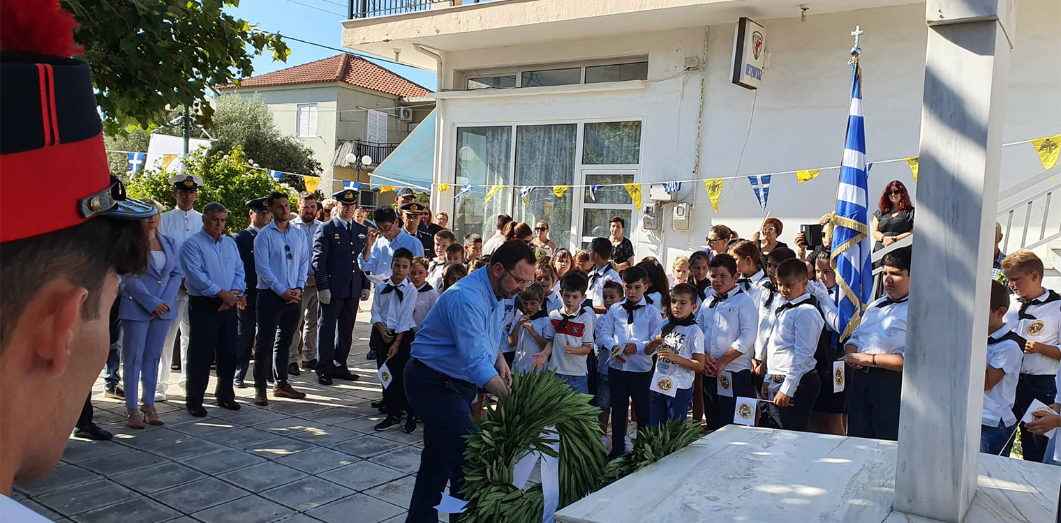 Την ΠΔΕ εκπροσώπησε ο Κοροβέσης στην εκδήλωση μνήμης στην Κ. Παναγιά για την Γενοκτονία των Ελλήνων της Μ. Ασίας