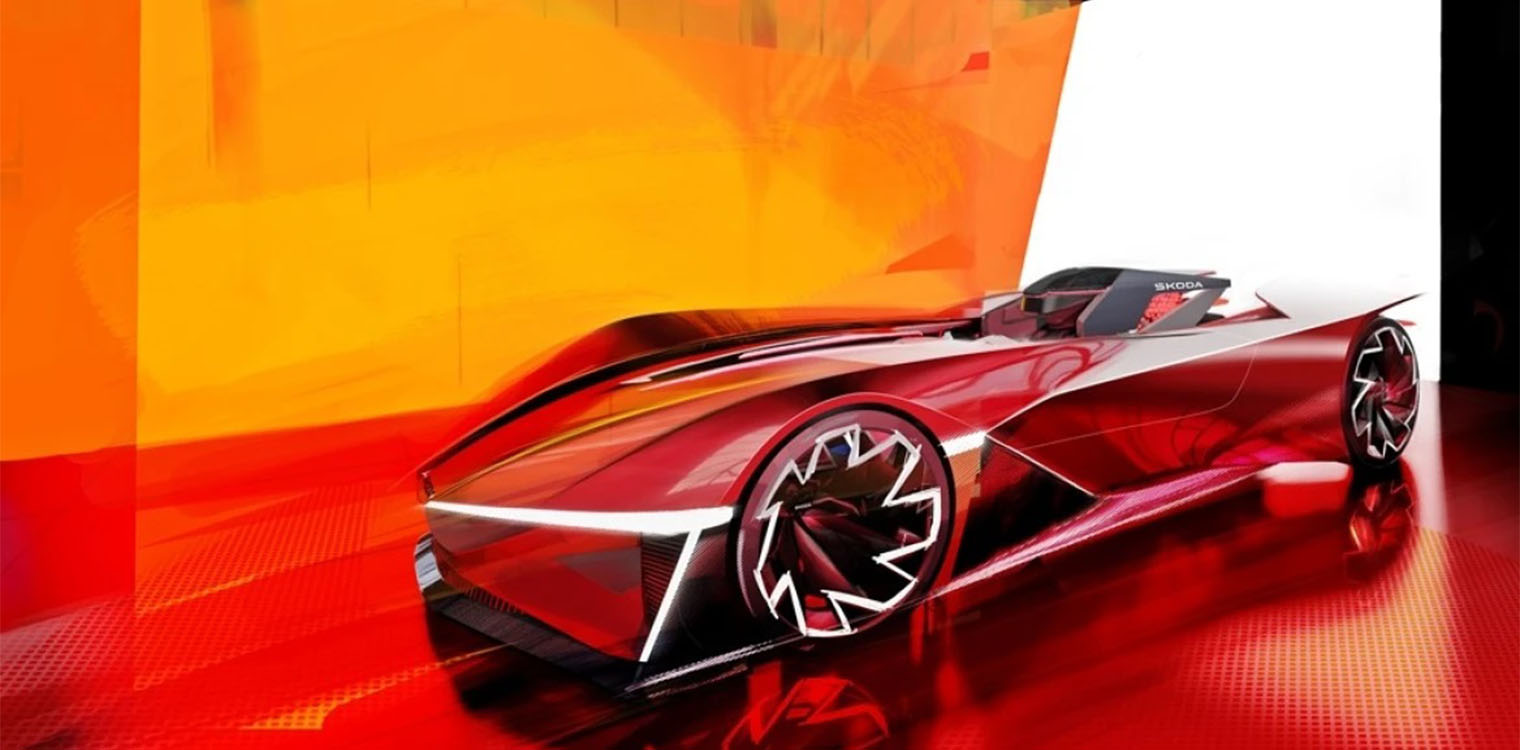 Η εκκεντρική εμφάνιση του Škoda Vision GT