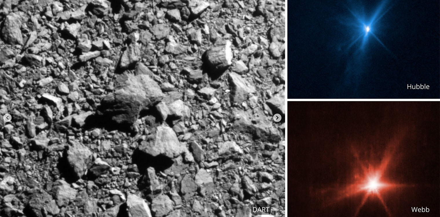 NASA: Το James Webb κατέγραψε το «χτύπημα» του αστεροειδή