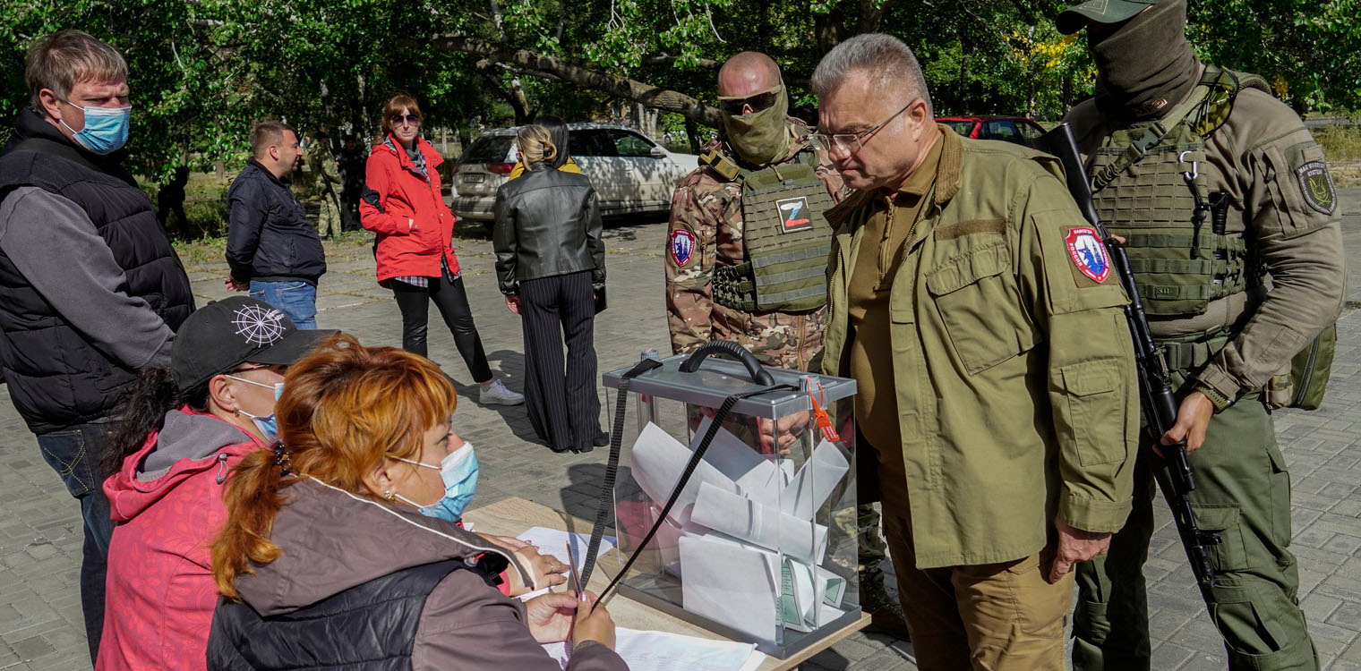 Δημοψηφίσματα στην Ουκρανία: Συντριπτικά υπέρ της Ρωσίας - Τα πρώτα αποτελέσματα