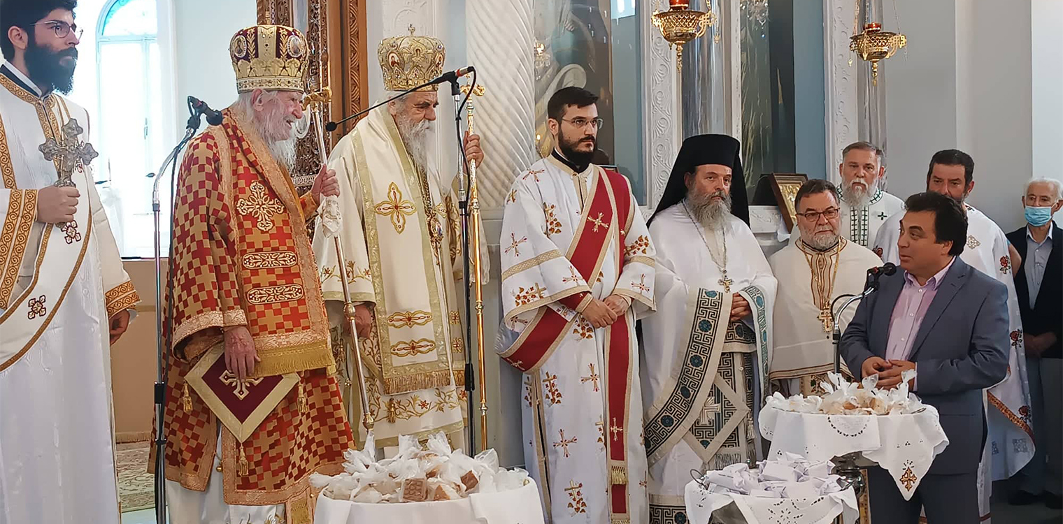 Ο Δήμαρχος Πύργου στην τελευταία Θεία Λειτουργία χοροστατούντος του Μητροπολίτη Ηλείας κ.κ. Γερμανού