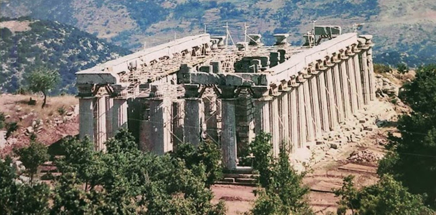 Ναός Επικούριου Απόλλωνα στις Βάσσες Φιγαλείας: Σπάνιο video πριν καλυφθεί το μνημείο
