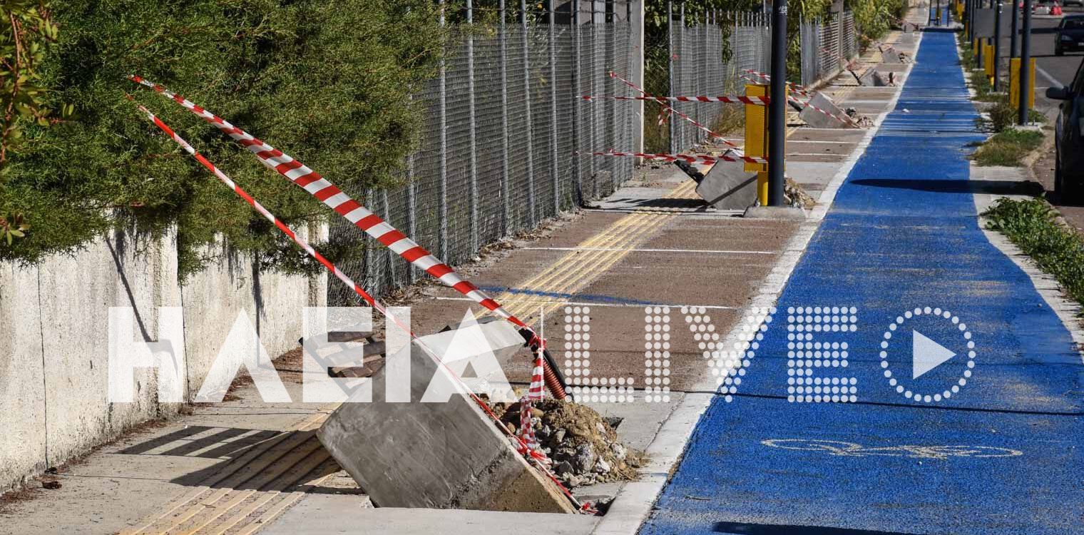 Πύργος: Τι συμβαίνει με τα παγκάκια της οδού Κατακόλου;
