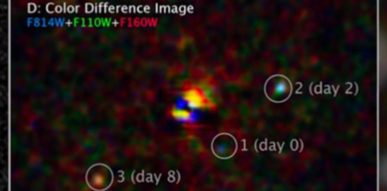Hubble: Πώς μια έκρηξη σουπερνόβα εμφανίστηκε τριπλή στον ουρανό