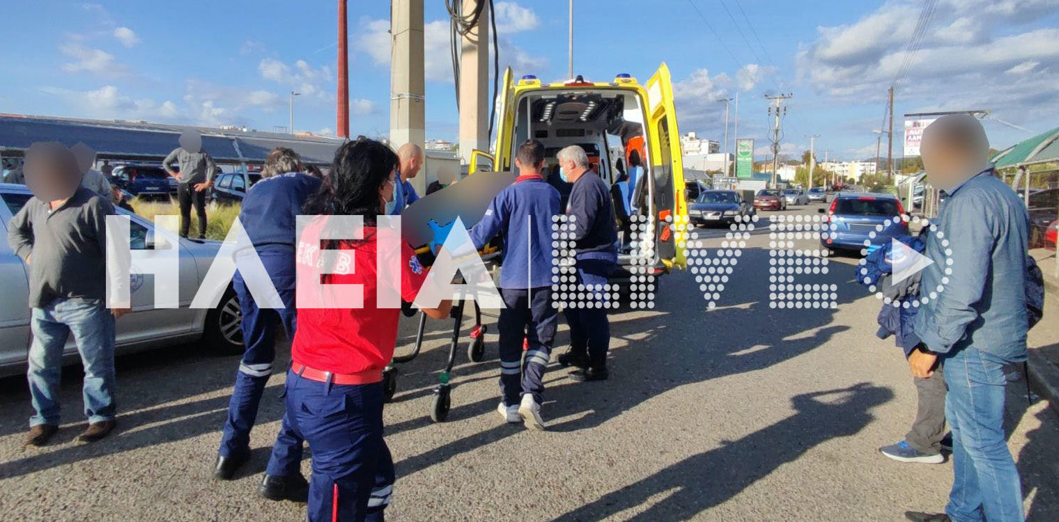 Πύργος: Ένας τραυματίας σε πλαγιομετωπική σύγκρουση δικύκλου με ταξί