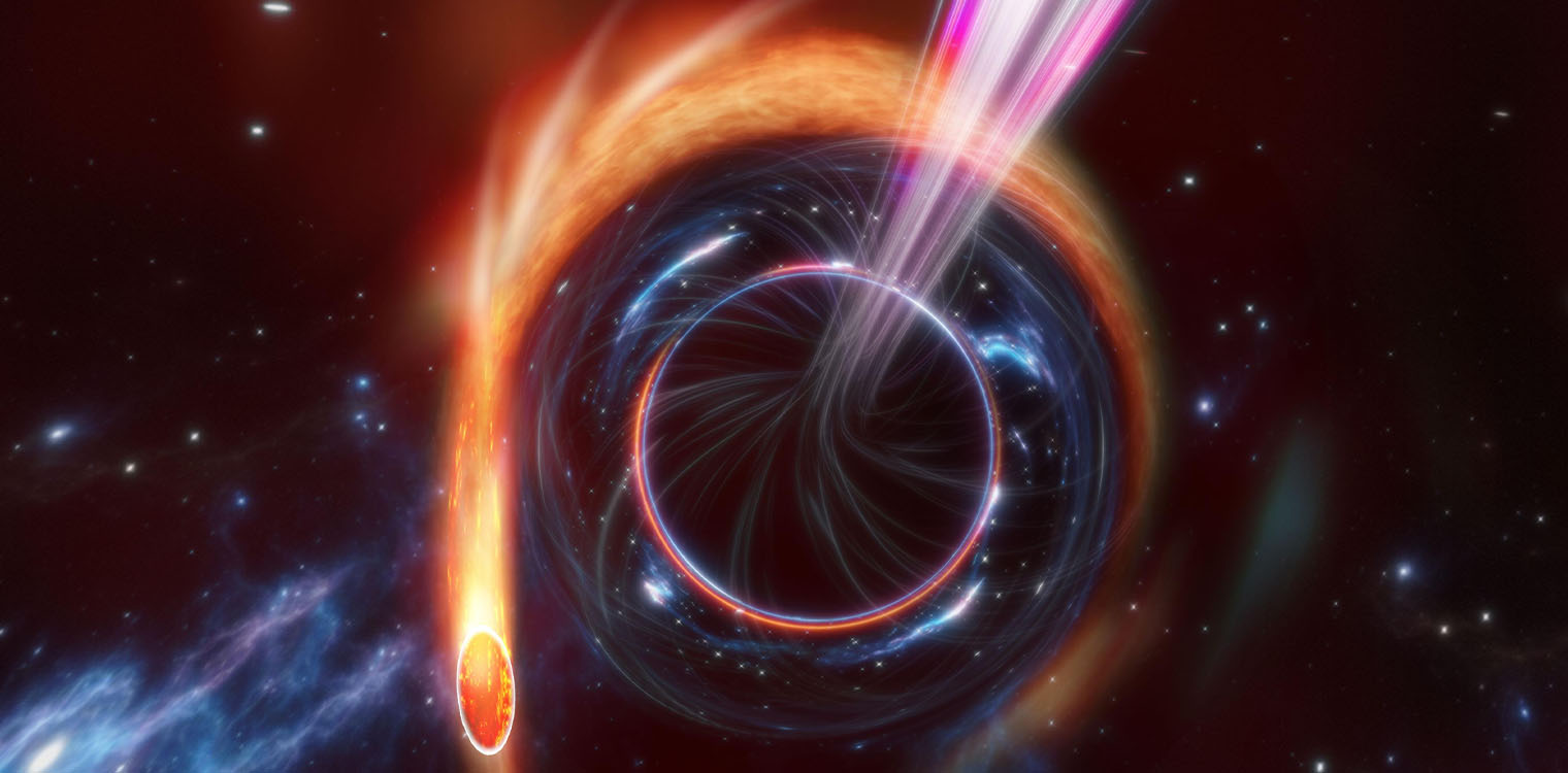 Ανιχνεύθηκε η πιο μακρινή μαύρη τρύπα που «καταπίνει» άστρο, στέλνοντας υπέρλαμπρο πίδακα ακτινοβολίας προς τη Γη
