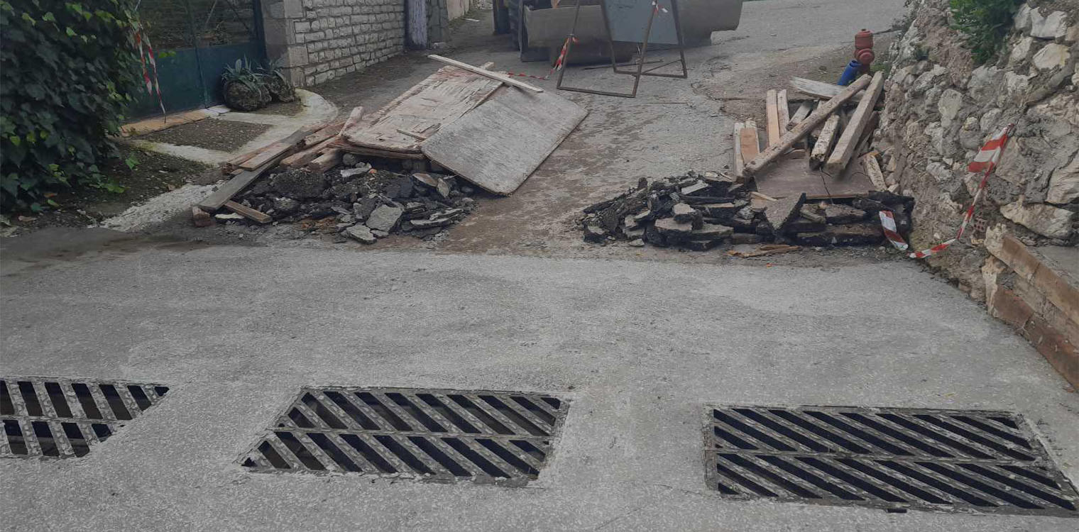 Ανακατασκευή σωληνωτού στη Φασκομηλιά από την Τεχνική Υπηρεσία του Δήμου Ζαχάρως