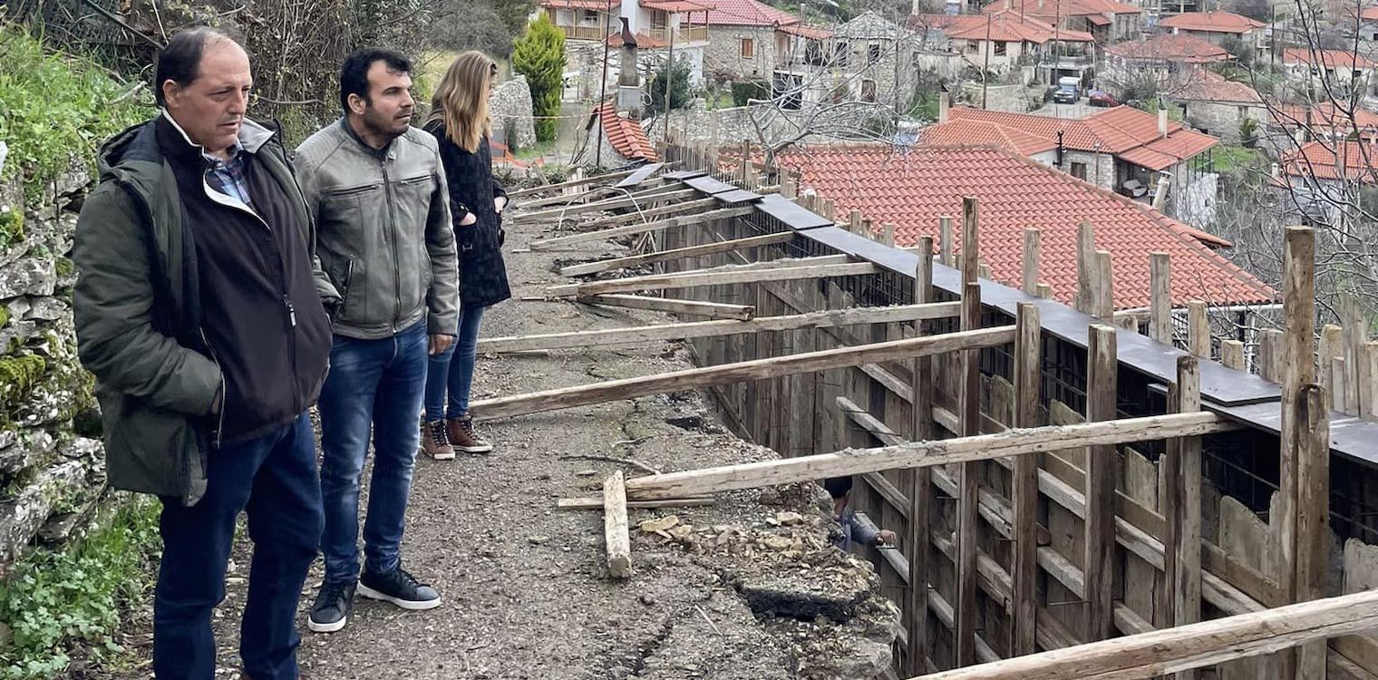 Αυτοψία σε έργο διαπλάτυνσης δρόμου πραγματοποίησε η Τεχνική Υπηρεσία του Δήμου Ζαχάρως στην ΤΚ Πετραλώνων