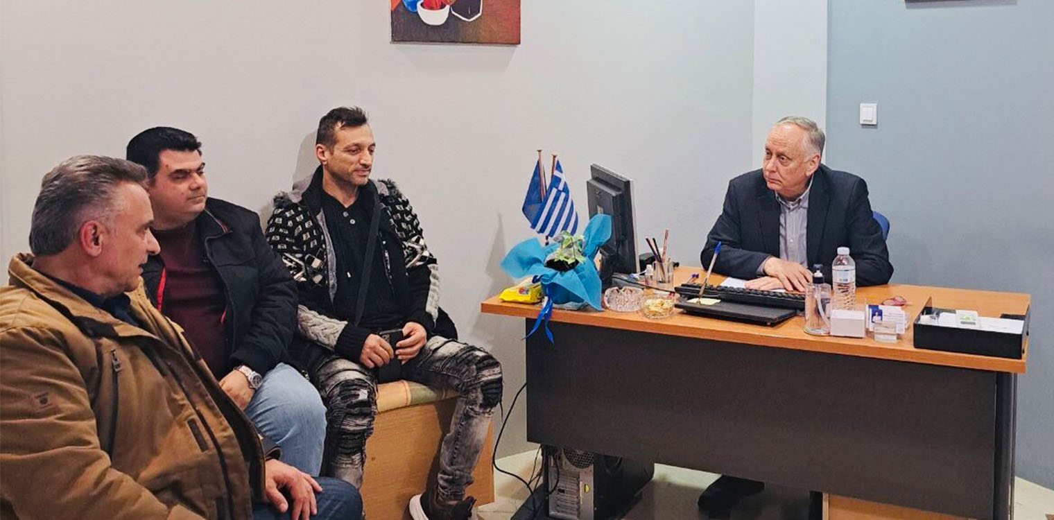 Με τον Σύλλογο Οικιστών Σπιάντζας συναντήθηκε ο Νίκος Καλάκος