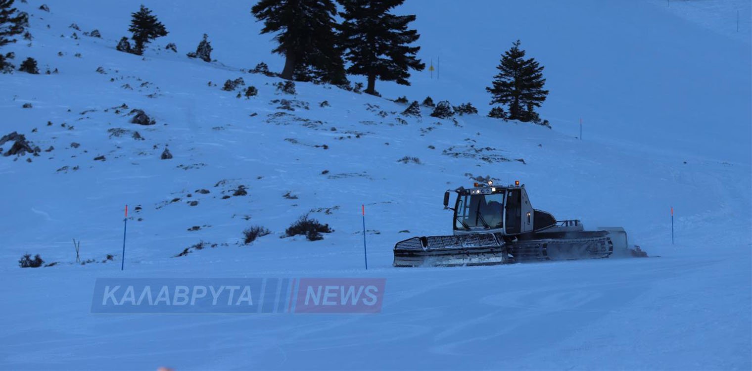 Καλάβρυτα: Με αρκετό χιόνι ο Χελμός - Σε πλήρη λειτουργία το χιονοδρομικό το Σαββατοκύριακο