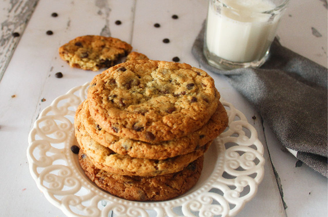 Soft cookies με σταγόνες σοκολάτας