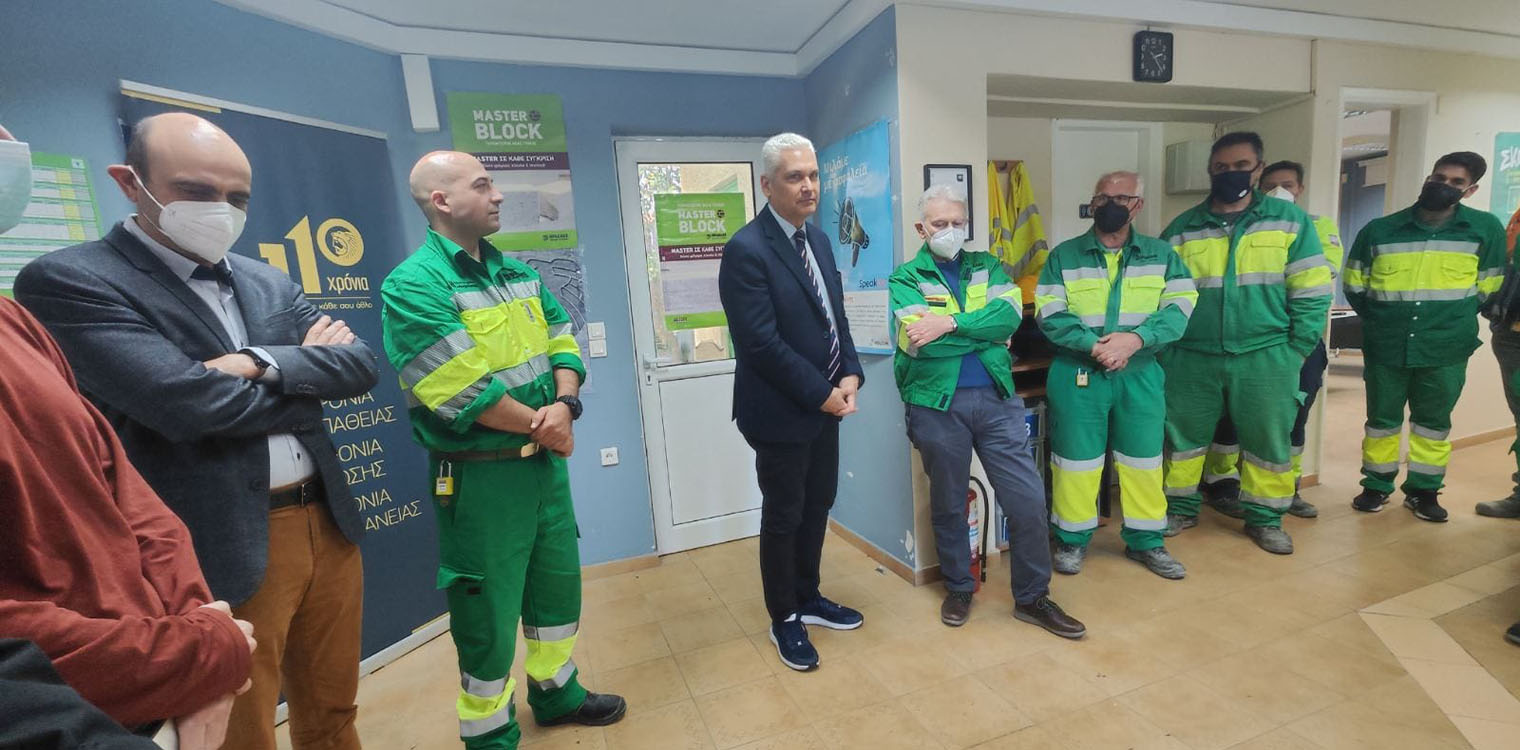 Στο εργοστάσιο «ΗΡΑΚΛΗΣ» ο Ζαΐμης: Επισκέφθηκα μια ισχυρή εταιρεία που πρέπει να συνεχίσει την ανοδική της πορεία και τον επόμενο αιώνα