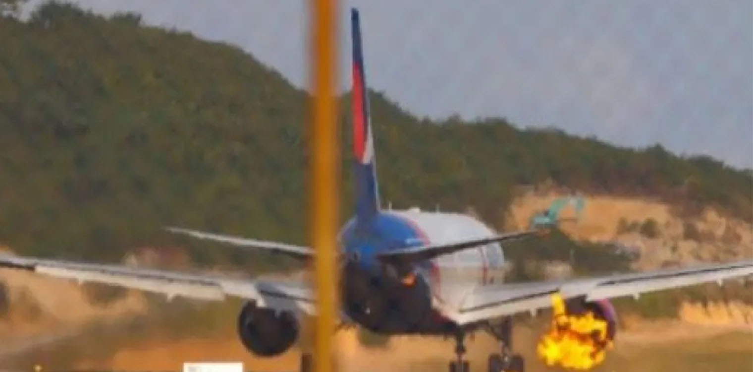 Ταϊλάνδη: Τρόμος για φωτιά σε κινητήρα ρωσικού Boeing με 321 επιβάτες - Δείτε βίντεο 