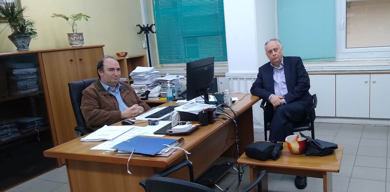 Τη ΔΟΥ Πύργου επισκέφθηκε ο Νίκος Καλάκος - Συζήτησε με το προσωπικό τα ζητήματα που απασχολούν την υπηρεσία