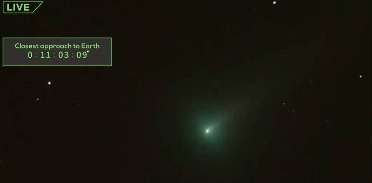Live: Κοντά στη Γη ο πράσινος κομήτης - H πορεία του όπως φαίνεται από το τηλεσκόπιο